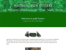 Tablet Screenshot of jadeputters.com